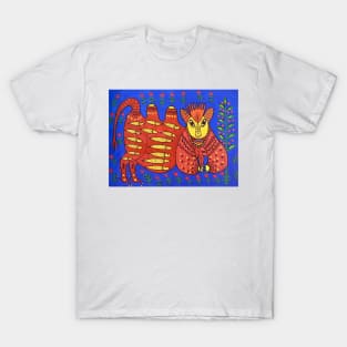 Maria Prymachenko A Fish King Has Caught a Hoopoe and Is Full of Joy 1983 Art Print T-Shirt